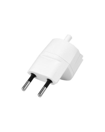 Fixadapter 3-Pol german auf Stecker CH T11, white, CEE7 auf T11 dezentral