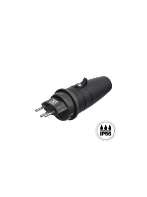 STEFFEN Prise de montage T13 IP55 avec EAN Noir