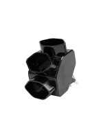 Steffen Mehrfachadapter 3xT13, sternförmig, sw