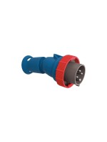 STEFFEN Fiche CEE Palazzoli 3LPE 32 A 400 V 4 pôles IP66 nickelé