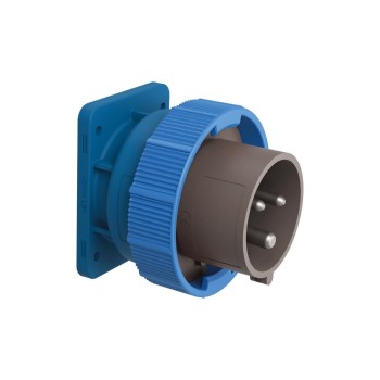 Steffen Palazzoli CEE Einbau-Stecker 16/3, 2LPE, 230V, 6h, IP66/IP67/IP69 vernickelt Steffen Palazzoli CEE Einbau-Stecker 16/3, 2LPE, 230V, 6h, IP66/IP67/IP69 vernickelt