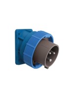 Steffen Palazzoli CEE 20° Winkel-Stecker, 16/3, 2LPE, 230V, 6h, IP66/67/69 vernickelt
