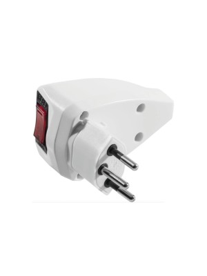 STEFFEN Reset Fiche T12, 3 pôles rotative, avec protection, en blanc STEFFEN Reset Fiche T12, 3 pôles rotative, avec protection, en blanc