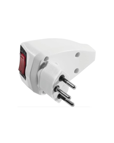STEFFEN Reset Fiche T12, 3 pôles rotative, avec protection, en blanc