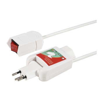 STEFFEN Commutateur à bascule et connecteur de boucle 2 m 1 STEFFEN Commutateur à bascule et connecteur de boucle 2 m 1