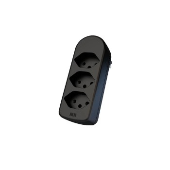 Adaptateur de prise IEC 320 vers T13, noir, 65°, pour onduleurs Adaptateur de prise IEC 320 vers T13, noir, 65°, pour onduleurs