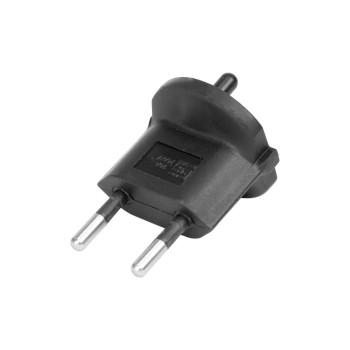 Adaptateur fixe , 2 pôles,  Allemand vers Suisse, T11, noir, CEE7 vers T11 Adaptateur fixe , 2 pôles,  Allemand vers Suisse, T11, noir, CEE7 vers T11