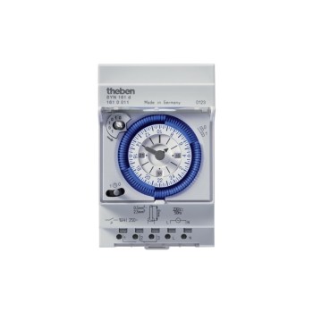 Theben Analog-Zeitschaltuhr 24h, 1 Kanal, 16A, 230V, Schaltzeit 15min