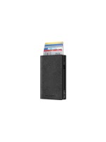 Tru Virtu Click & Slide Sleek Wallet, Nappa Black / black