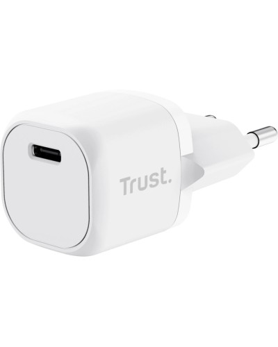 Trust Chargeur mural USB Maxo Ultra-Petit USB-C-PD 20 W Blanc