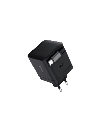 Trust Chargeur mural USB Maxo USB-C-PD 65 W avec câble rétractable