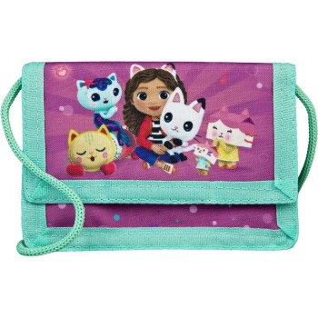 Undercover Portemonnaie Gabby's Dollhouse, 13 x 8 cm, Klettverschluss, mit Münzfach
