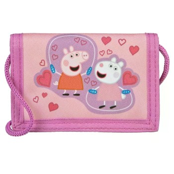 Undercover Portemonnaie Peppa Pig, 13 x 8 cm, Klettverschluss, mit Münzfach