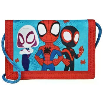 Undercover Portemonnaie Spidey, 13 x 8 cm, Klettverschluss, mit Münzfach