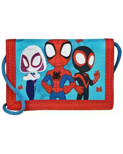 Undercover Portemonnaie Spidey, 13 x 8 cm, Klettverschluss, mit Münzfach