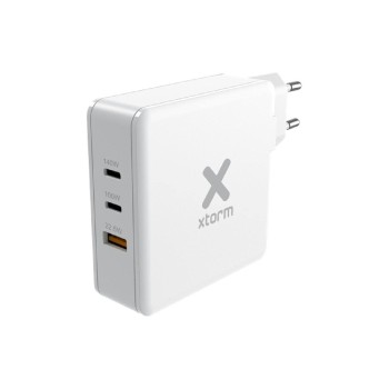 Charger 100V-240V, 2 x USB-C, 1 x USB-A, 140W USB-C PD3.1 EPR GaN Wall Charger Charger 100V-240V, 2 x USB-C, 1 x USB-A, 140W USB-C PD3.1 EPR GaN Wall Charger