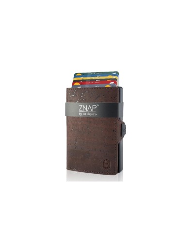 ZNAP Slim Wallet 8er, Kork Brown